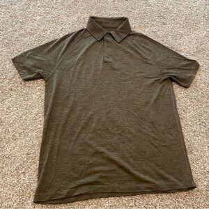 Woolx Summit‎ Polo shirt green merino classic performance golf career office